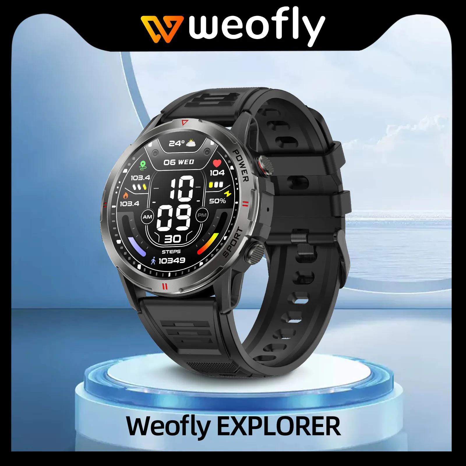 WEOFLY ͽ÷η Ʈ ġ, AMOLED ũ, BlE5.2 ȭ ո , ɹڼ ,   Ʈġ, ߿, 1.43 ġ